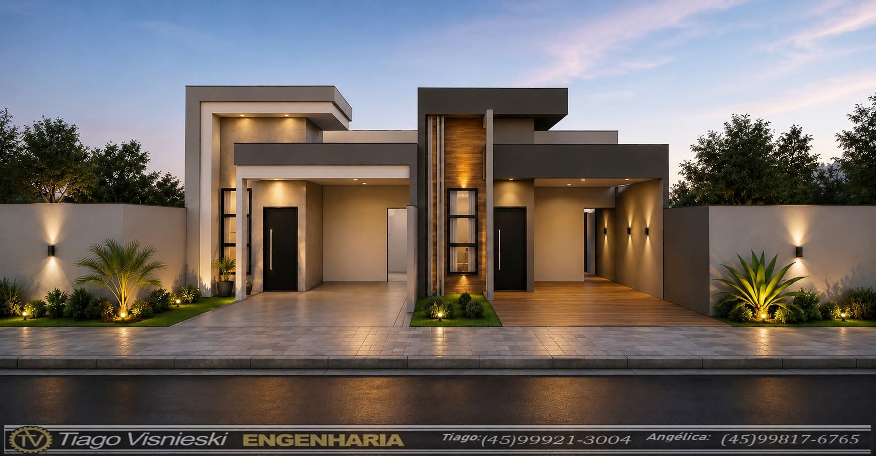 Residência geminada Jardim Ravena II — projeto e execução TV Engenharia